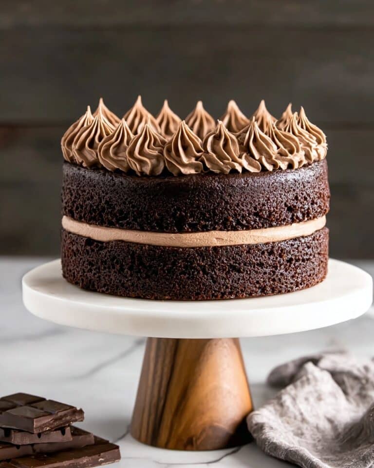 French Silk Pie Cake Recipe