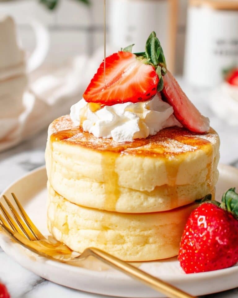 Fluffy Japanese Soufflé Pancakes Recipe