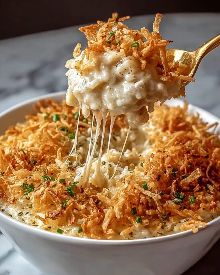 Comforting French Onion Chicken Rice Bake Recipe