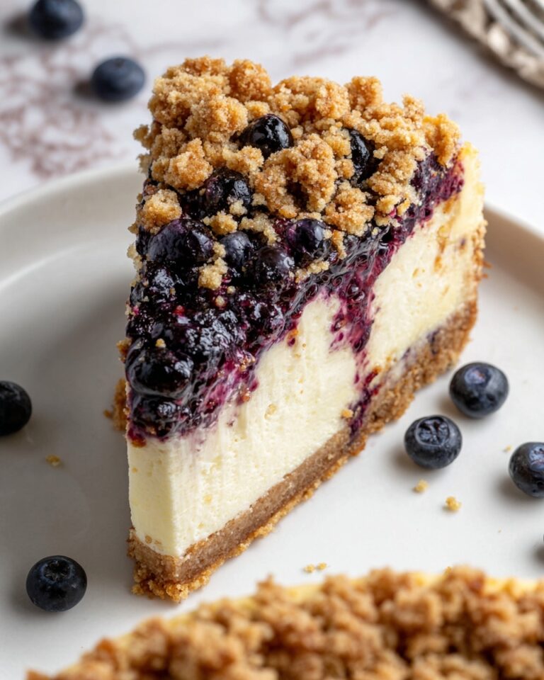 Blueberry Crumble Cheesecake Recipe