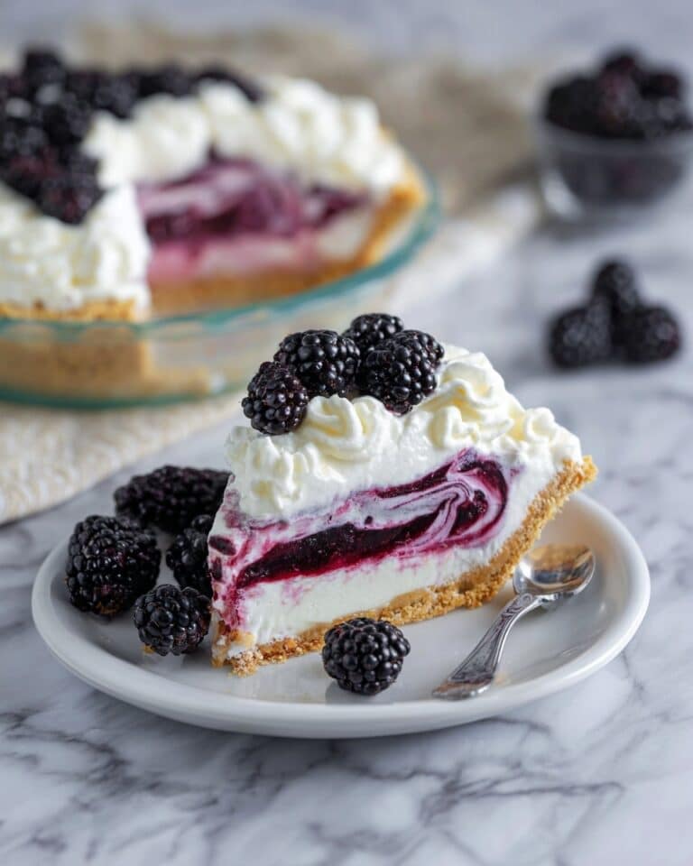 Blackberry Ice Cream Pie Recipe