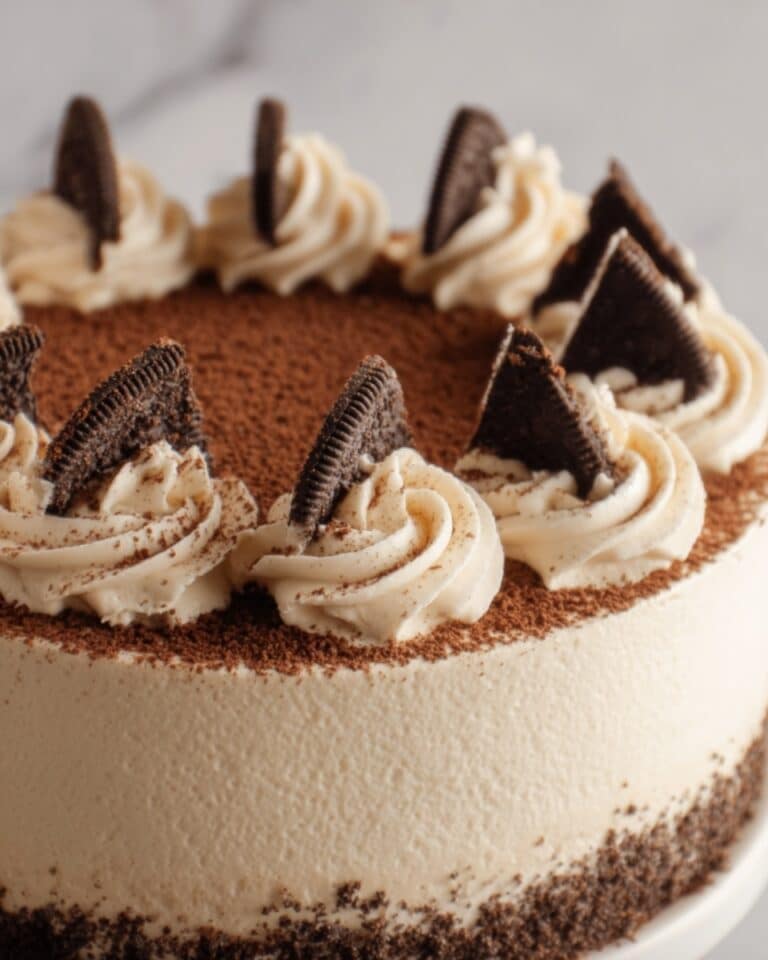 Cold Brew Coffee Cheesecake with Ladyfingers and Cocoa Dust Recipe