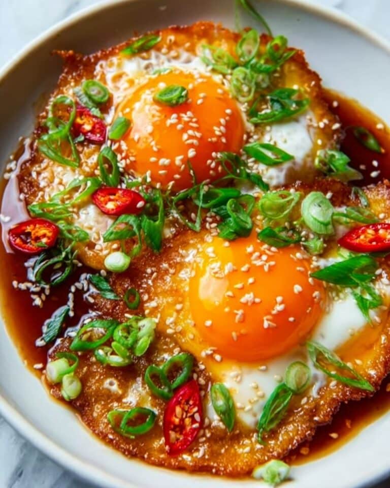 Spicy Sweet and Sour Fried Eggs Recipe