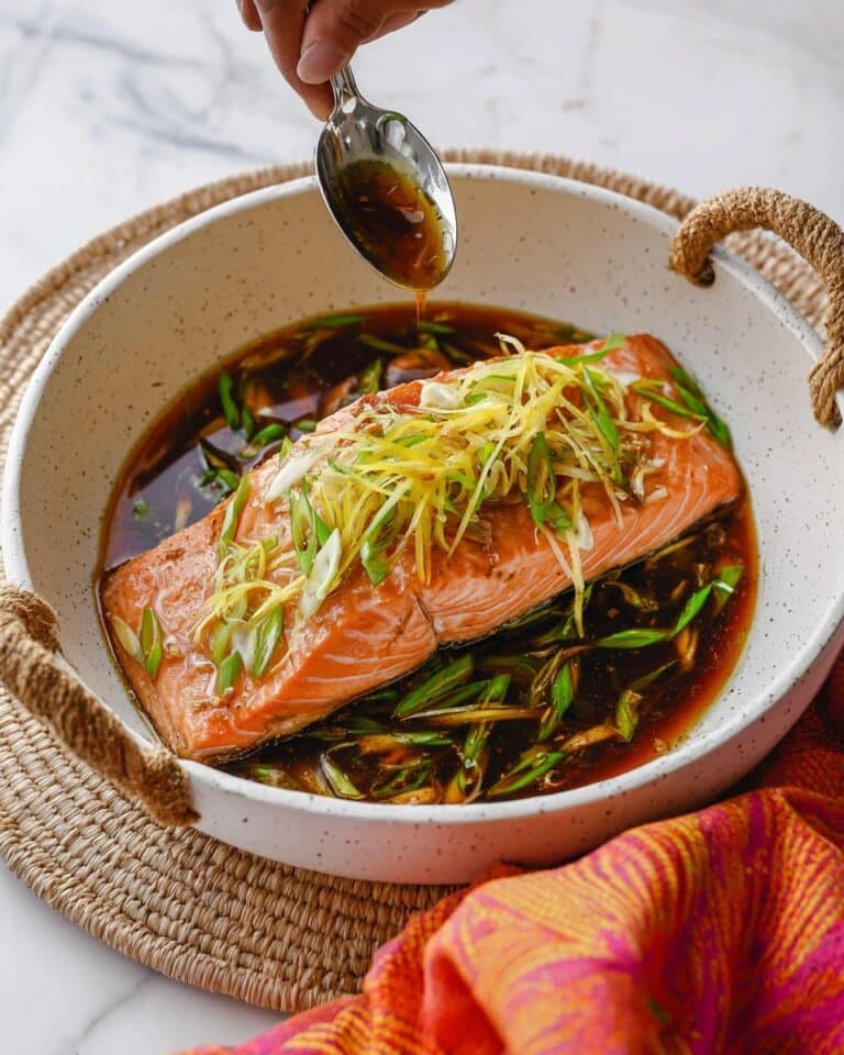 Steamed Salmon, Shanghai Style Recipe