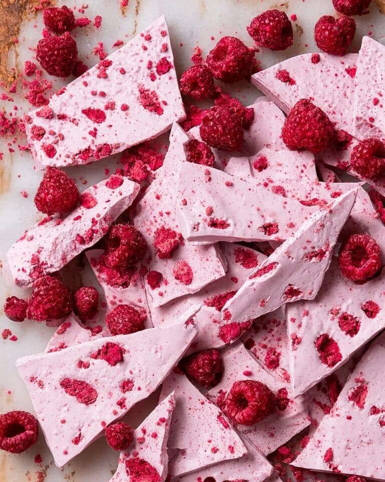 Raspberry Meringue Bark Recipe