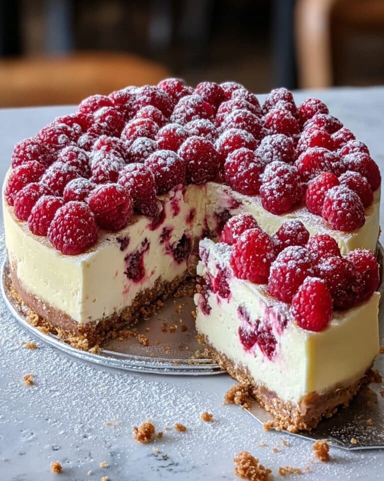 Indulgent White Chocolate Raspberry Cheesecake Bliss Recipe