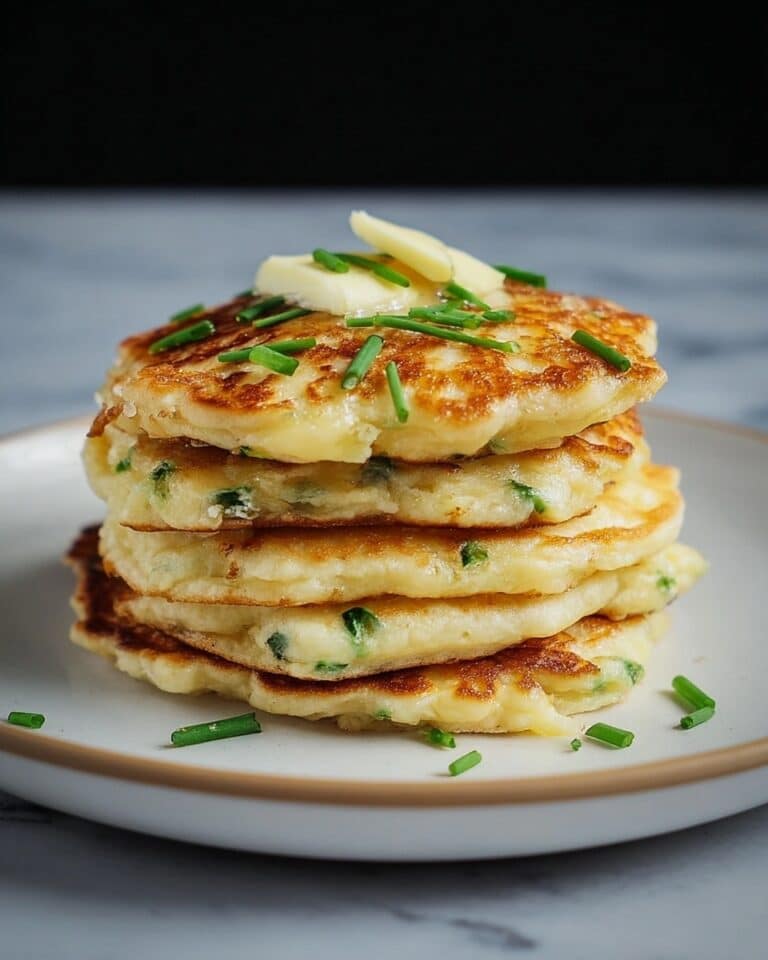 Cheese & Chive Pancakes Recipe