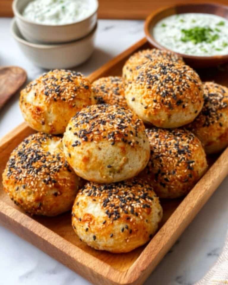 Protein Bites with Cream Cheese and Everything But The Bagel Seasoning Recipe