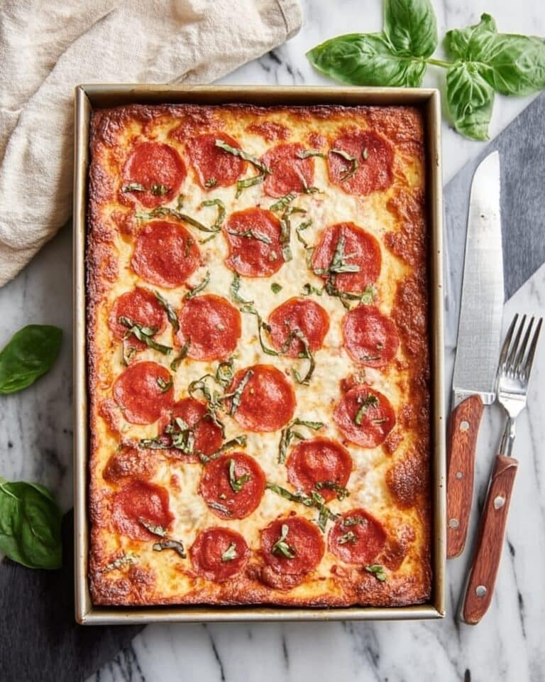 Thick & Crispy Focaccia Pizza Recipe