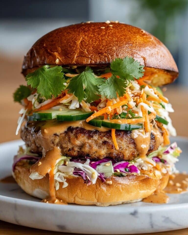 Thai Peanut Turkey Burgers Recipe