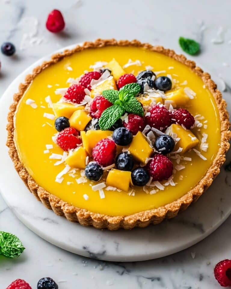 Mango Curd Tart Recipe