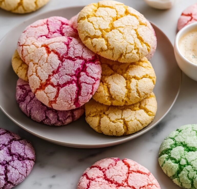 Springtime Crinkle Cookies Recipe