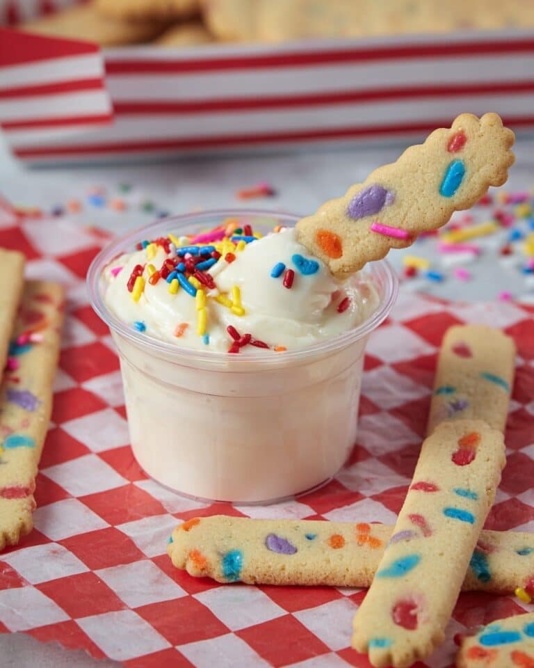 Cookie Fries with Frosting Dip Recipe