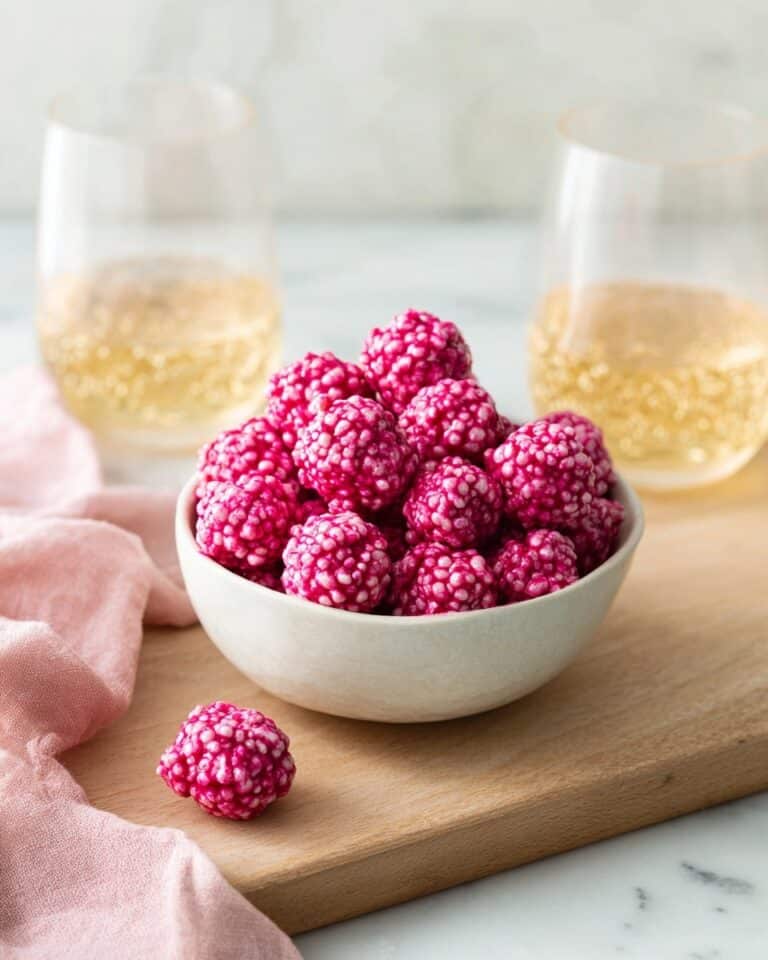 Lemon-Raspberry Frozen Yogurt Bites Recipe