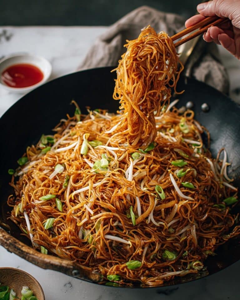 Soy Sauce Pan Fried Noodles Recipe