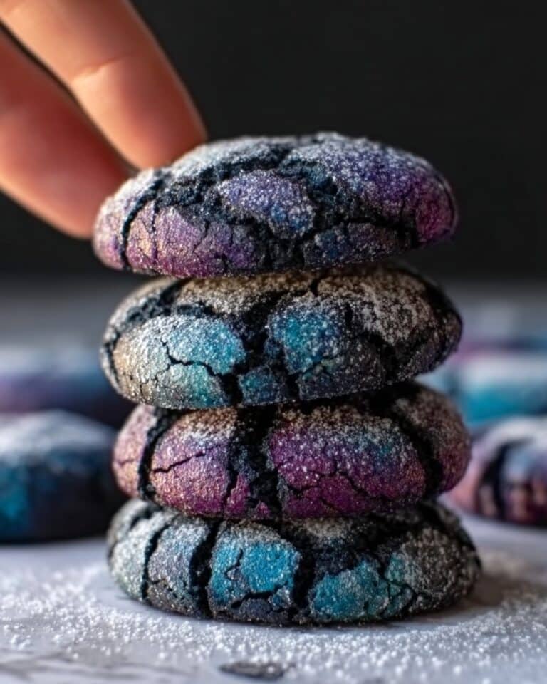 Soft Blueberry Crinkle Cookies Recipe