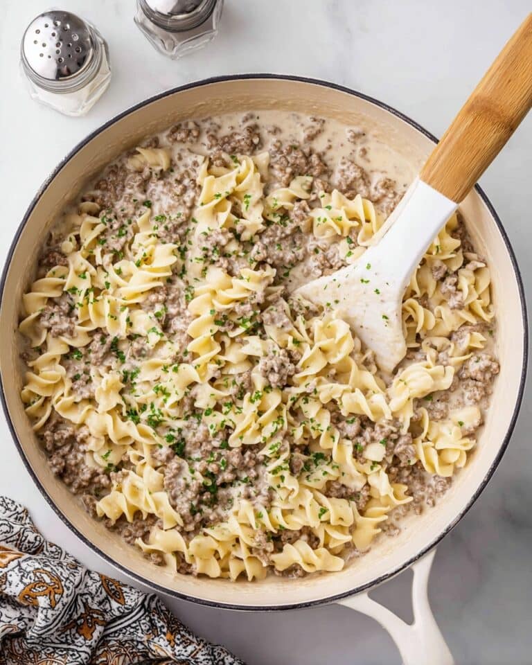 30-Minute Ground Beef Stroganoff Recipe