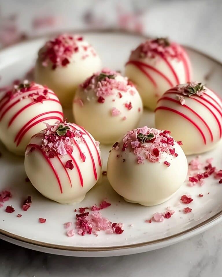 No-Bake Strawberry Cheesecake Truffle Balls Recipe