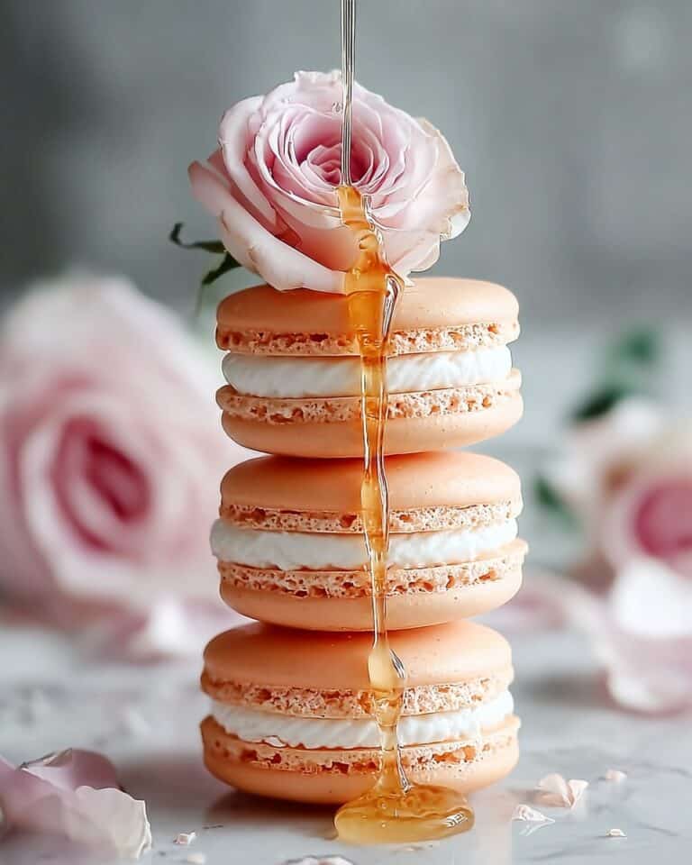 Salted Honey Rose Macarons Recipe