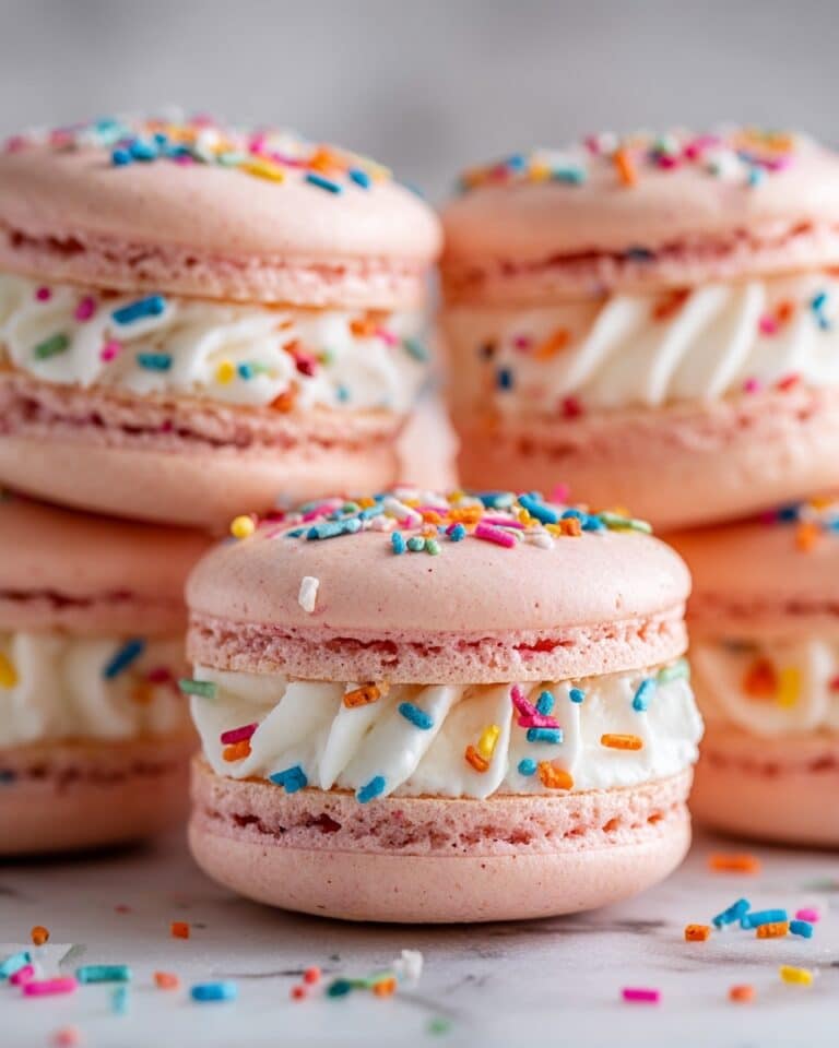 Birthday Cake Macarons Recipe