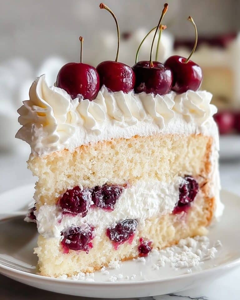 White Forest Celebration Cake Recipe