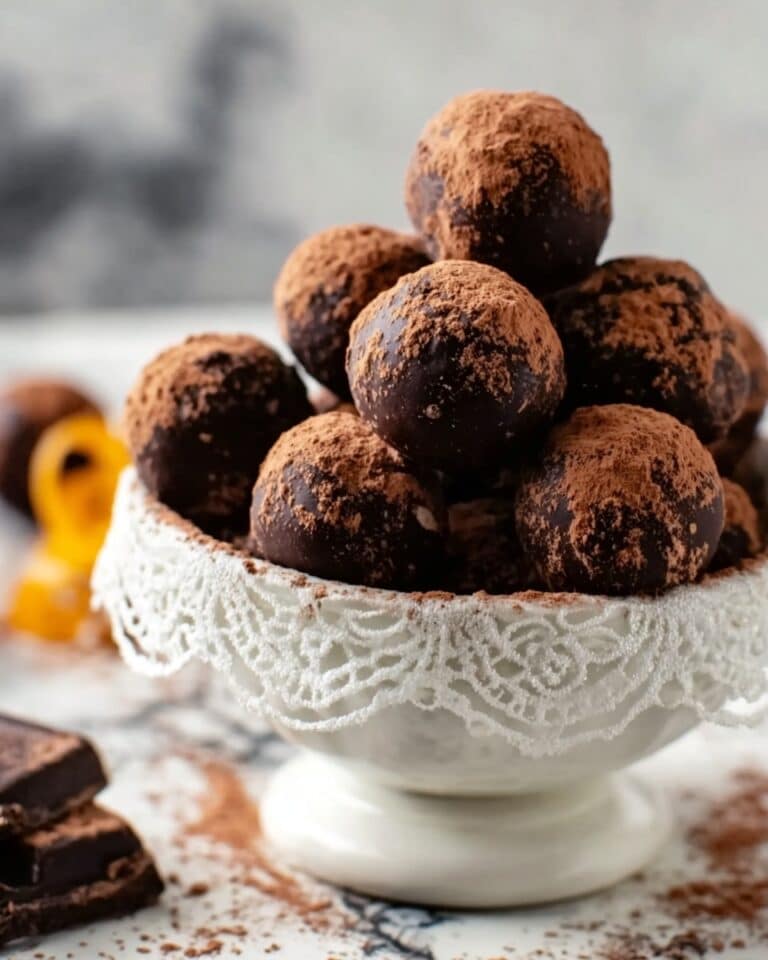 Dark Chocolate Orange Truffles Recipe